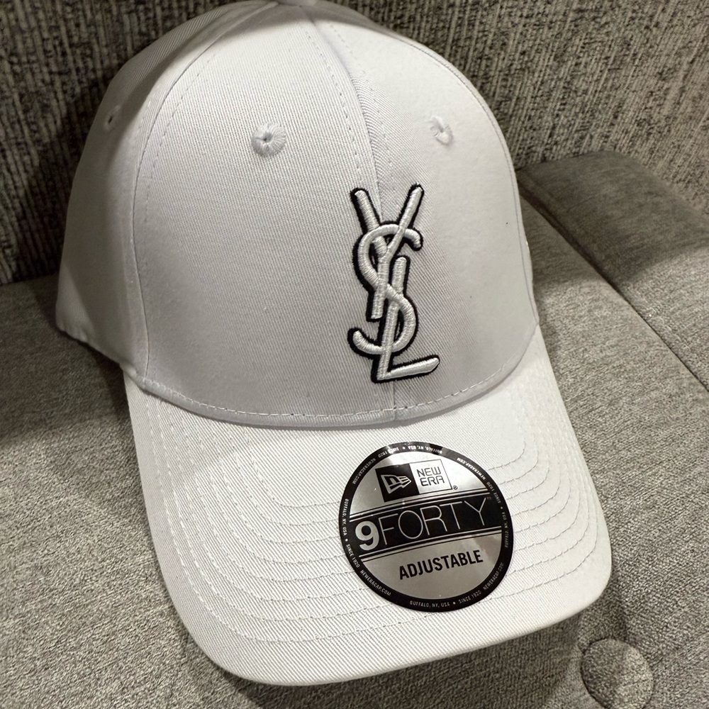 Yves Saint Laurent YSL x New Era Cassandre Canvas Cap – white – Adjustable